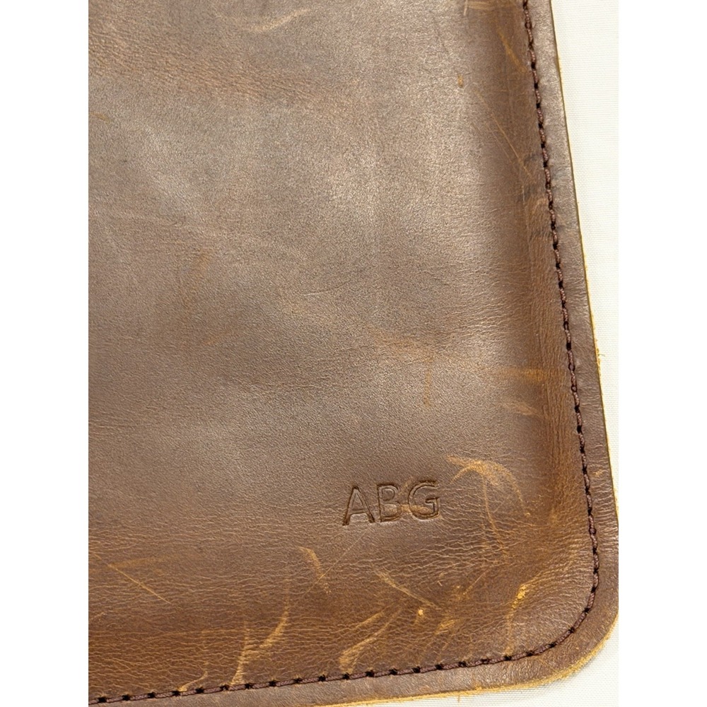 Mission Leather Sleeve Cover Case for Inch iPad Pro Brown Vertical - Picture 5 of 7